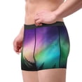 thumbnail image 2 of Gaeub Northern Lights Print Men's Boxer Briefs,Super Fit Boxer Briefs for Men,Quick-Dry Underwear with 4-Way Stretch-Medium, 2 of 5