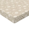 thumbnail image 2 of Ambesonne Tan Fitted Sheet, Water Inspired Bubble Forms, Twin Size, Tan Eggshell, 2 of 3