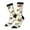 3 Black, variant on Cute Sloth Print Adult Socks for Men & Women,Calf Socks, Ankle Socks,Boots Socks,Breathable Casual Sock,Unisex Crew Socks