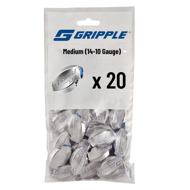 Empalmador de alambre para cercas Gripple Medium (13,5–10 calibre) (20)