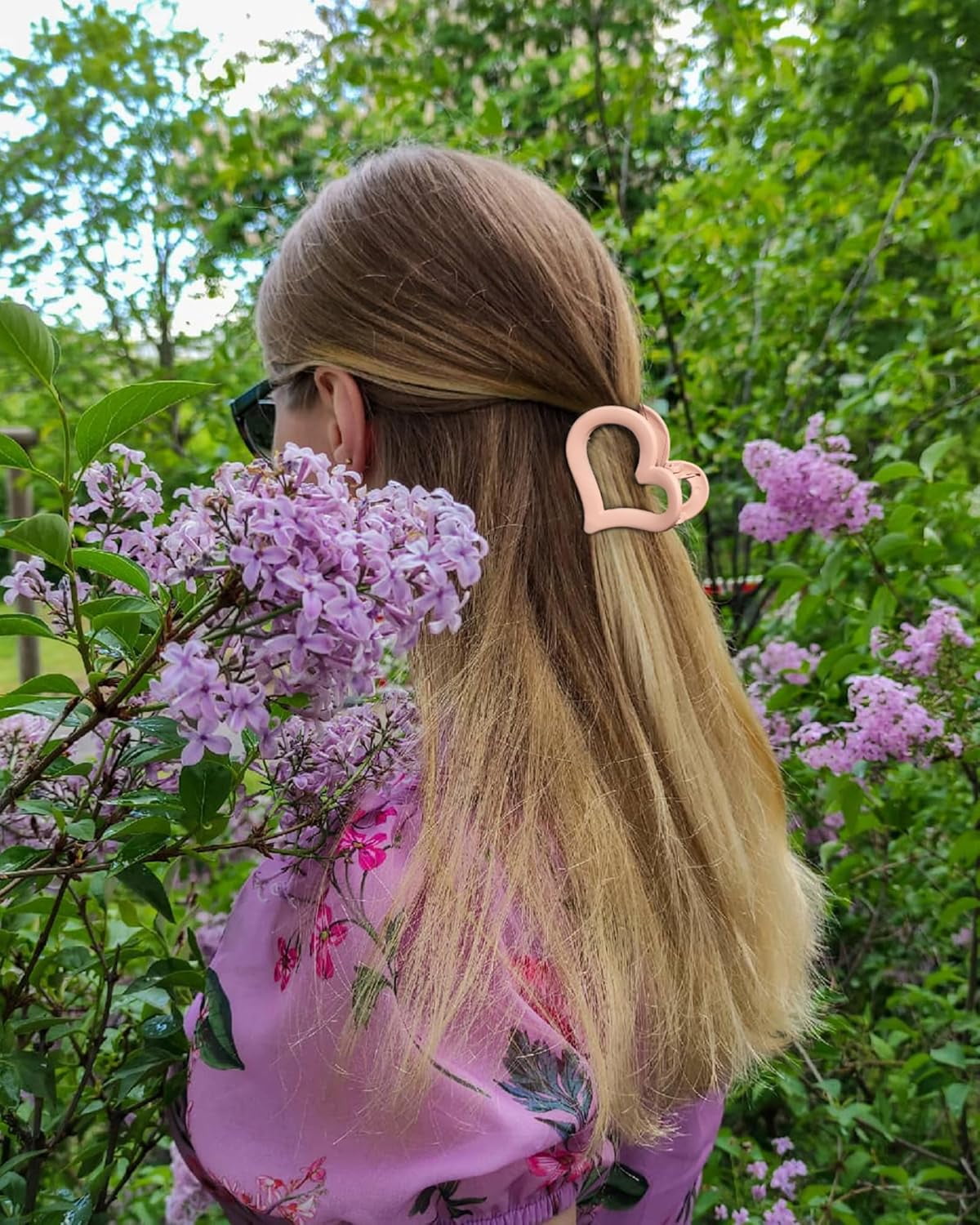 Matte Butterfly Hair Claw Clips for Women Girls - 6 PCS Non-Slip and Strong Hold Hair Clips for Thin/Medium/Thick Hair