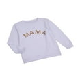 thumbnail image 3 of Mommy and Me Matching T-Shirt Long Sleeve Pullover Sweater Tops Blouse Family Fall Outfit, 3 of 6