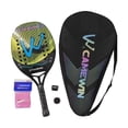 thumbnail image 2 of Colaxi Beach Tennis Racket Beach Tennis Racquet for Kids Portable Lightweight Carbon Fiber Beach Tennis Paddle with Bag for Backyard Blue, 2 of 8
