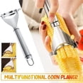 thumbnail image 4 of AAOMASSR Magic corn peeler, stainless steel corn cob peeler, simple corn peeler for corn cobs, convenient thresher corn cutter, small kitchen tools (1pcs), 4 of 5