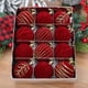 thumbnail image 4 of Injueey Cómoda sensación de mano, decoración de árbol de Navidad de terciopelo, decoración de árbol de Navidad, bola colgante para fiesta Kits de decoración para fiestas Estilo 4, 4 of 6