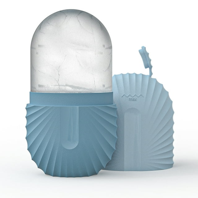 Ice Cube Face Roller, Eyes And Neck, Brighten Skin & Enhance Your Natural Glow, Reusable Facial Skin Care, Ice Cube Roller To Tighten Skin & De-Puff (Ice Cubes For Display Only)
