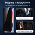 thumbnail image 4 of Protector de pantalla NEW'C para iPhone 16e, 14, 13 y 13 Pro de 6,1" con privacidad, 4 of 7