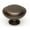 Chocolate Bronze, variant on Alno A1145 Knobs 1-1/4" Rustic Round Lipped Solid Brass Mushroom Cabinet Knob / Drawer
