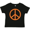thumbnail image 3 of Inktastic Funky Orange Peace Sign Boys or Girls Baby T-Shirt, 3 of 5