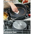 thumbnail image 6 of Cooks Standard Classic 12 Inch Nonstick Chef's Pan with Lid, 5-Quart Hard Anodized Wok Stir Fry Pan, Everyday Deep Frying Pan, Induction Ready Cookware, Dishwasher & Oven Safe, Black, 6 of 8