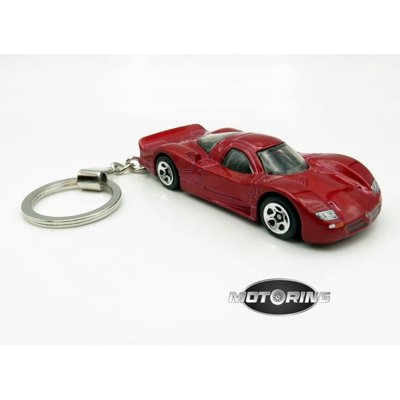 Nissan R390 GT1 Maroon Car Rare Novelty Keychain 1:64 Diecast