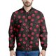 thumbnail image 2 of Chaquetas con cremallera y estampado de cerezas y frutas de dibujos animados para hombre, sudadera con estampado 3D a la moda, chaqueta bomber informal de calle, abrigo de manga larga, 2 of 4