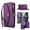 Purple, variant on Dteck Crossbody Wallet for iPhone 15 Plus with Detachable Magnetic Phone Case, Compatible with MagSafe, RFID Blocking PU Leather Flip Cover Wrist Strap Zipper Card Holder Slots,Rosegold