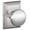 Chrome, variant on Schlage Residential F10 AND 609 ADD Andover Knob with Addison Rose Passage Lock with 16080 Latch and 10027 Strike Antique Brass Finish