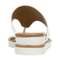 thumbnail image 3 of Style & Co. Womens Emmaa Padded Insole Faux Leather Flat Sandals, 3 of 3