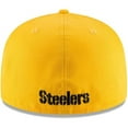 thumbnail image 3 of Men's New Era Gold Pittsburgh Steelers Omaha 59FIFTY Fitted Hat, 3 of 4