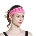 thumbnail image 4 of kaondbfi Women's Summer Outdoor Travel Essentials Accessories Headbands for Women Print Headband Elastic Head Wrap Hair Band Bandana Headband, 4 of 6