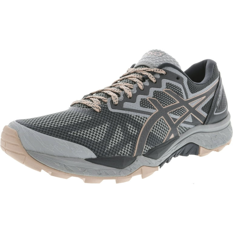 Asics Women's Gel-Fujitrabuco 6 Mid Grey Carbon Evening Sand Ankle-High Running - 5.5M - Walmart.com