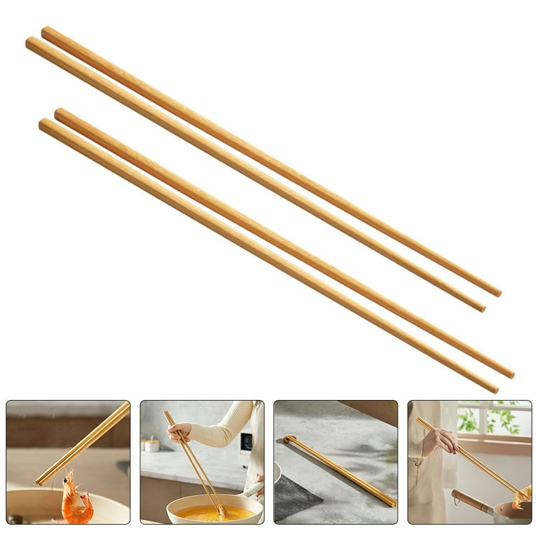  Hemoton 1 Set 6 Pairs Wood Chopsticks Hot Pot Chopsticks  Cooking Lightweight Chopsticks Chinese Wood Chop Sticks Wooden Chopsticks  Chopstick for Hot Pot South Korea Hand-pulled Noodle : Home & Kitchen
