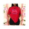 thumbnail image 1 of Playera Blusa Mujer De Feliz Día Mamá Eres Mi Mayor Bendición Regalo Día de las Madres Moda Casual Color Rojo Talla Extra Grande Marca Emil SaEs, 1 of 4