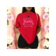 thumbnail image 1 of Playera Blusa Mujer De Feliz Día Mamá Eres Mi Mayor Bendición Regalo Día de las Madres Moda Casual Color Rojo Talla Chica Marca Emil SaEs, 1 of 4