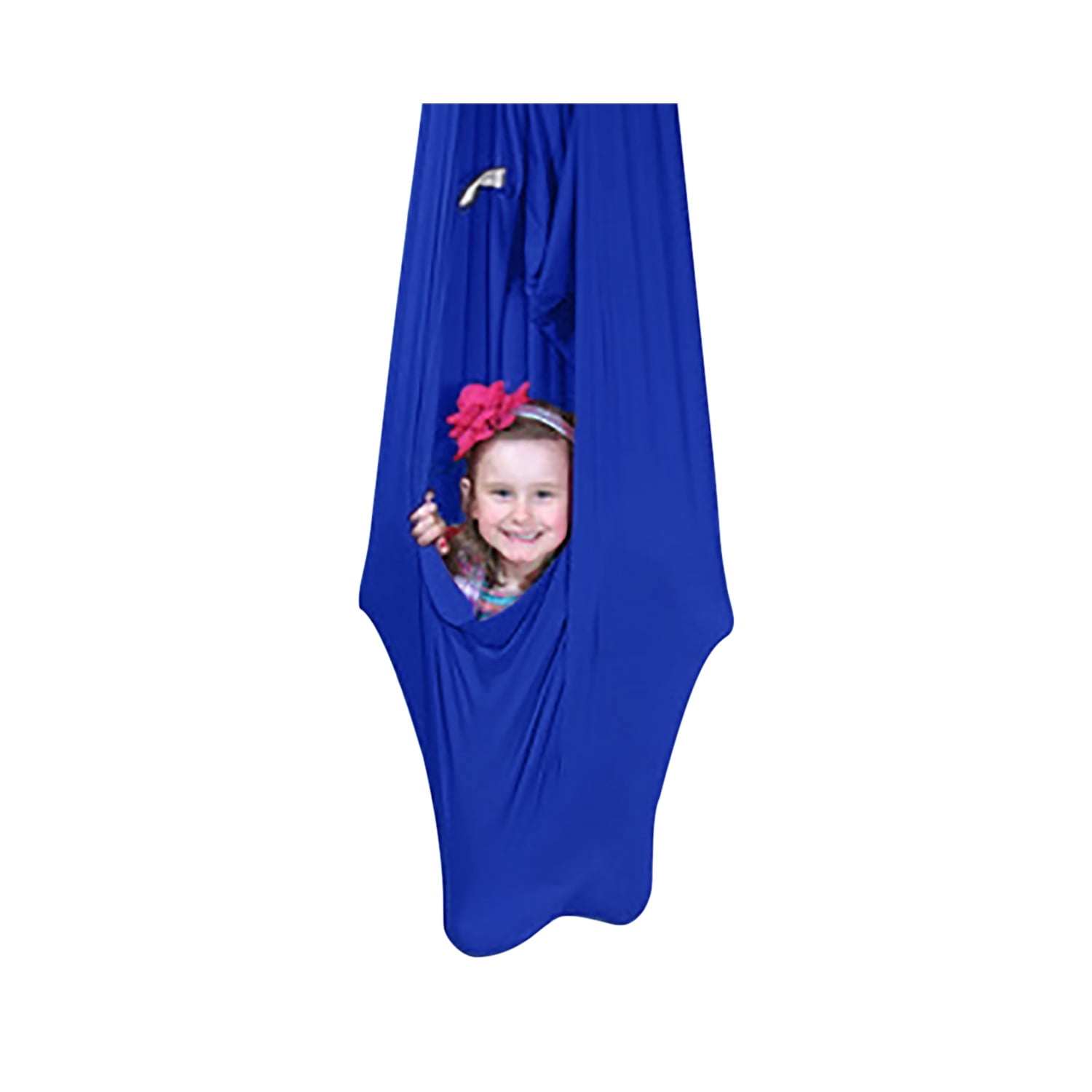 Abilitations Cocoon Swing, Lycra, 60 x 40 Inches, 120 Pound Capacity, Blue