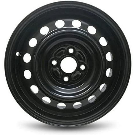 Wheel For 2017-2020 Toyota Yaris IA 15 inch 4 Lug Black Steel Rim Fits R15 Tire