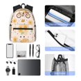 thumbnail image 4 of Fotbe Cute Bee Gnome Mochila Ligera Casual para Laptop para Hombres y Mujeres, Mochila Impermeable de Uso Diario, Mochila para Universidad, 4 of 6