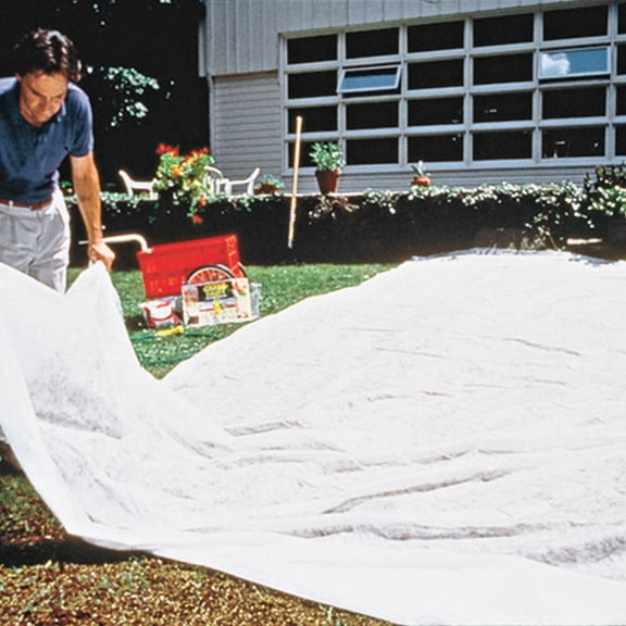Gardens Alive! Floating Standard Weight Fabric Row Cover - 61 In x 55 ft