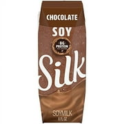 Soy Milk Singles, Chocolate, Dairy-Free, Vegan, Non-GMO Project Verified, 8 Fl Oz (Pack Of 18)