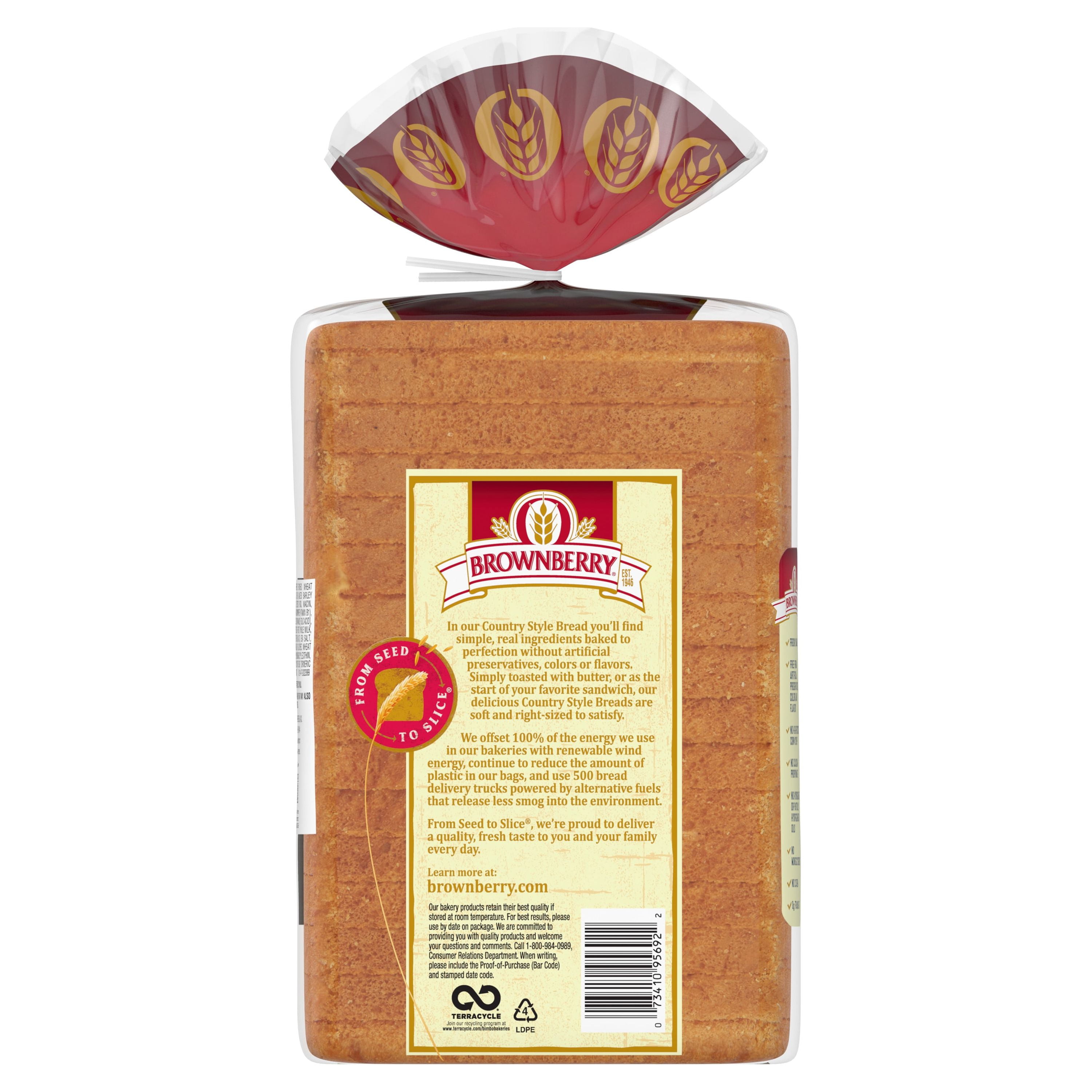 Brownberry Country Butter Bread, 24 oz