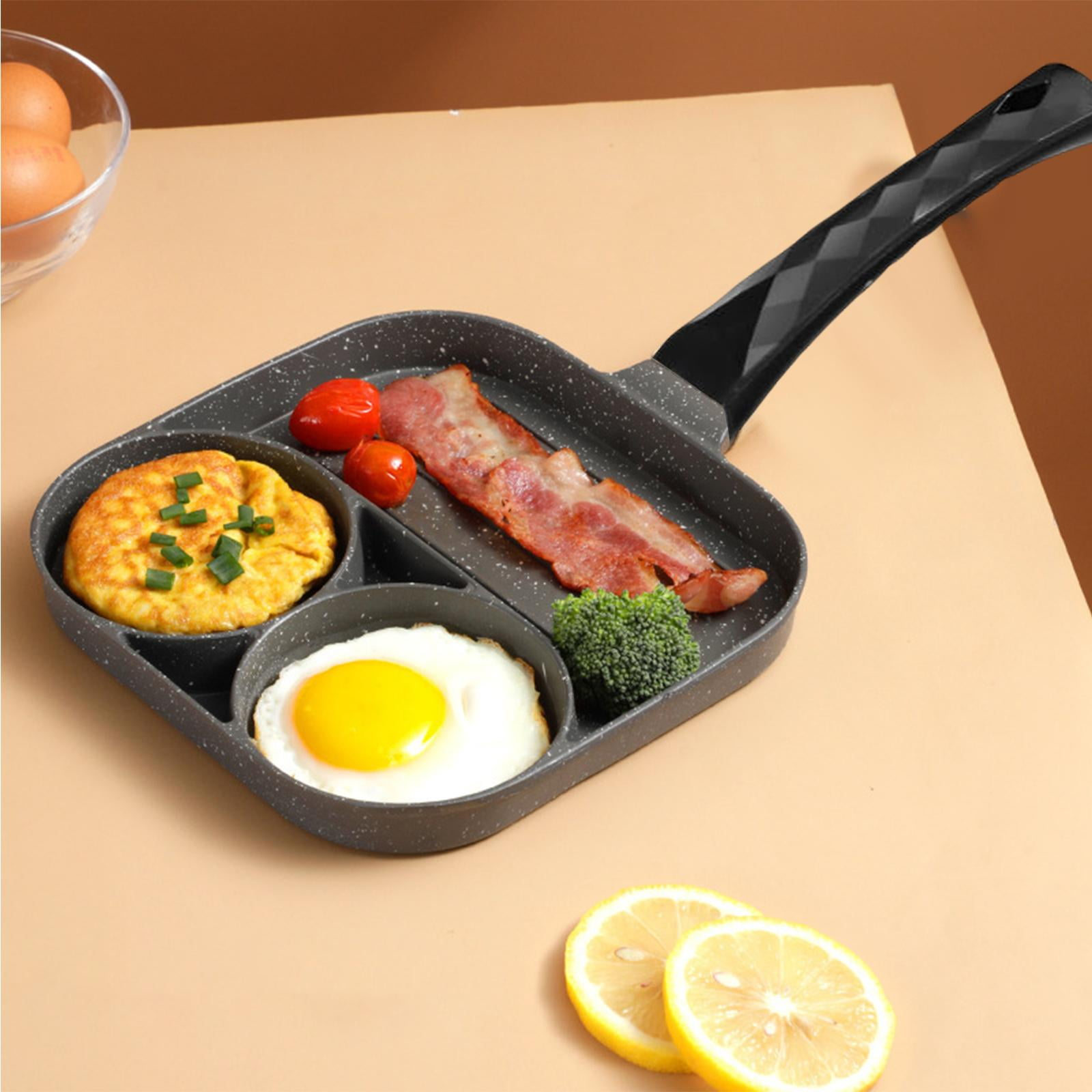 6 Holes Egg Frying Pan Non-stick Breakfast Maker Pot