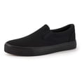 thumbnail image 2 of KEINDI Women’s Slip On Canvas Low Top Shoes Fashion Sneakers and Casual Loafers Flats Shoes For Women All Black size 8, 2 of 7