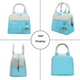 thumbnail image 5 of Sac Fourre-Tout Isolé Réutilisable Imperméable - Style Japonais pour Hommes Femmes Enfants (Rose), 5 of 5