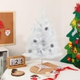 thumbnail image 5 of 2FT Artificial Christmas Tree Tabletop Christmas Tree with Plastic Stand Mini Xmas Pine Tree for Party Supplies Indoor Outdoor Holiday Home Decoration (Green), 5 of 14