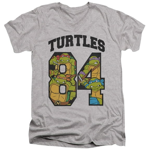 TMNT Teenage Mutant Ninja Turtles Turtles 84 Unisex Adult V-Neck T Shirt