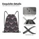 thumbnail image 4 of Fotbe pink hearts Bolsa Mochila con Cordón Estampada, Bolsa de Gimnasio Deportiva, Bolsa Cinch, Bolsa con Cordón para Hombres y Mujeres-Medium, 4 of 6