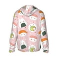 thumbnail image 3 of Haiem Cute Sushi UPF 50+ Fishing Shirts for Men Long Sleeve UV Sun Protection Hoodie Non-Mask Outdoor Hiking Shirts, 3 of 9
