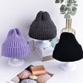 thumbnail image 4 of D-GROEE Kids Winter Hat Toddler Ribbed Knitted Beanie Thick Chunky Cap Soft Slouchy Warm Hat for Children, 4 of 8