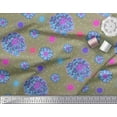 thumbnail image 3 of Soimoi Poly Georgette Fabric Artistic Floral Print Fabric by the Yard 42 Inch Wide, 3 of 3