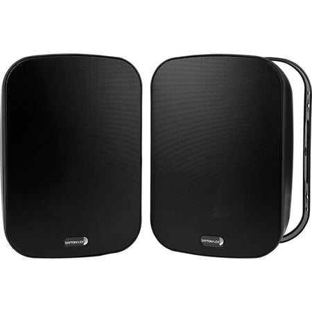 Dayton Audio IO-Series IO65XTB Indoor/Outdoor Speaker Set with 6-1/2-In. Woofers Passive Radiators 70V/100V Taps/8 Ohms 2 Count IO65XTB