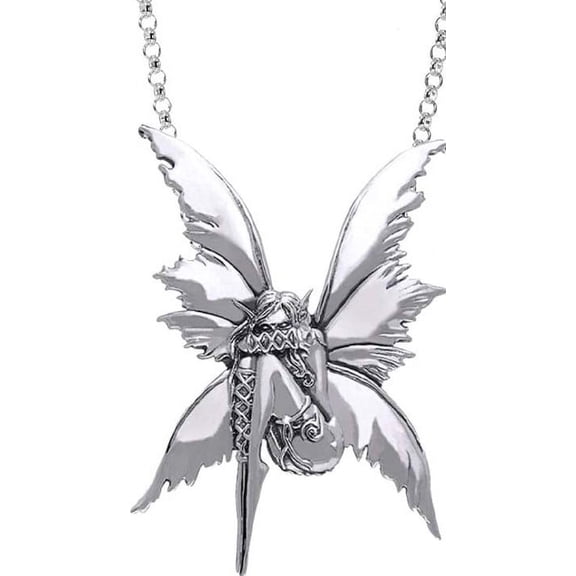 GaelSong 925 Sterling Silver Bashful Fairy Necklace Jewelry Pendant for Women Mother 18"