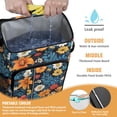 thumbnail image 2 of Travel Cooler Bag - Colorful Floral Pattern Camping Beer Cooler Backpack with Bottle Opener- Waterproof Insulated Picnic Backpacks - Cooler Bag for Beach, 2 of 6