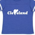 thumbnail image 4 of Inktastic Cleveland Heart Solid White Boys or Girls Toddler T-Shirt, 4 of 5