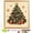 D, variant on Christmas Pearl Diamond Art Kit with Frame, Pearl Bead Painting Craft for Adults, Holiday Home Wall Decor Project, Relaxing Gemstone Art Kit for Seasonal Decorating (D)