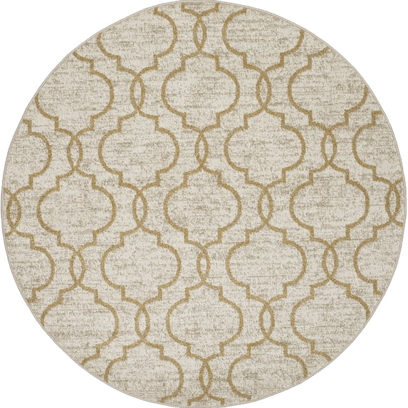 Concord Global Trading New Casa Collection Quatrefoil Area Rug
