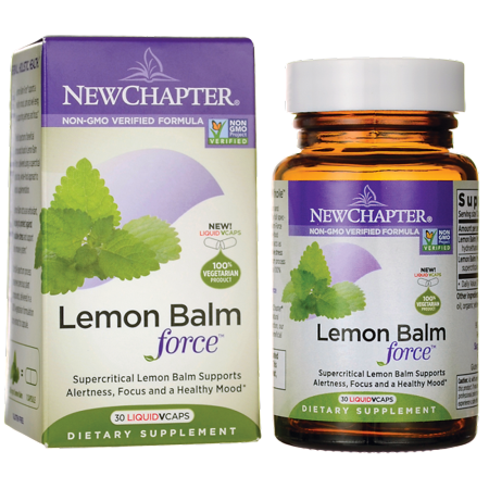 New Chapter Lemon Balm Force 30 Veg Caps