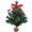 Green-1, variant on Eolstice Mini Christmas Tree Tabletop Decor, Plastics Pine Tree Table Centerpiece Ornaments, Bedroom Fireplace Decoration, Christmas Party Gift