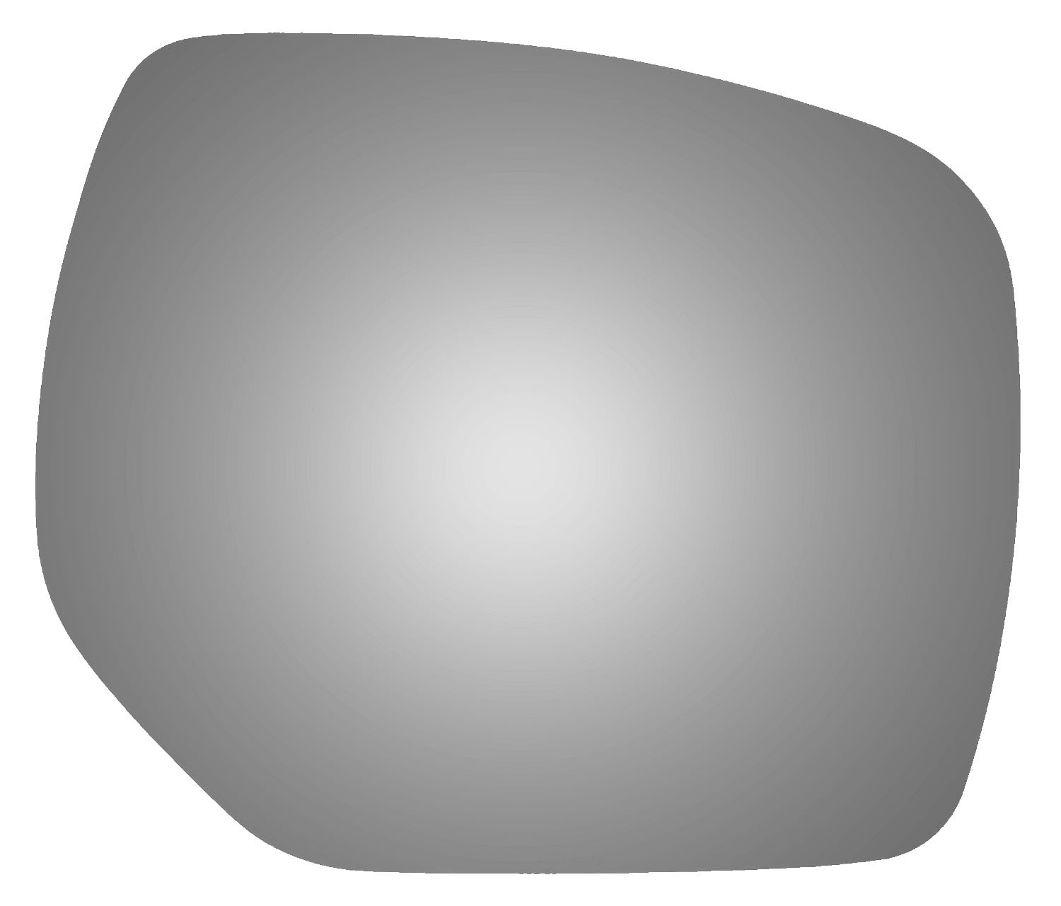 Burco Side View Mirror Replacement Glass - Clear Glass - 5544