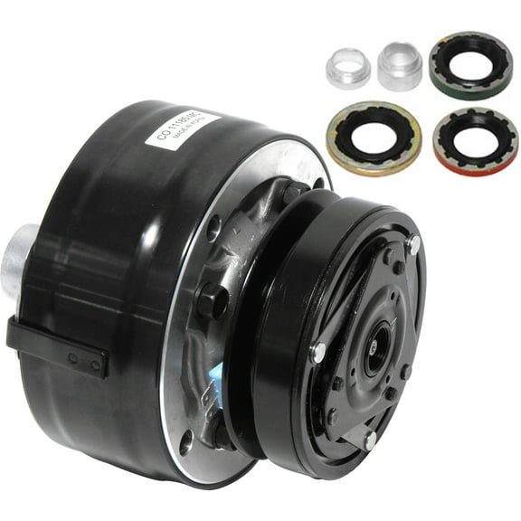 New UAC CO 11185MC-KTC A/C Compressor -- R4 Compressor Assembly Fits select: 1986-1988 CHEVROLET MONTE CARLO, 1986 CHEVROLET CAMARO